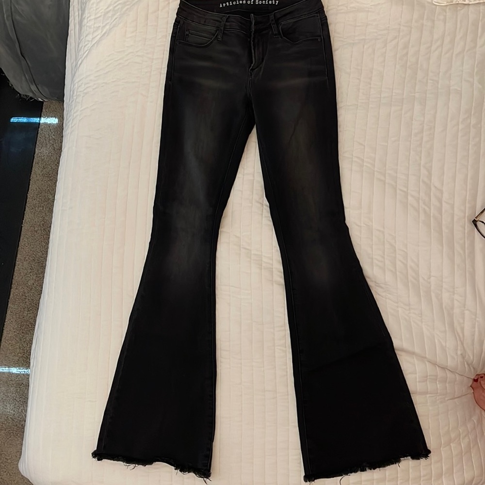Articles of society wide leg jeans